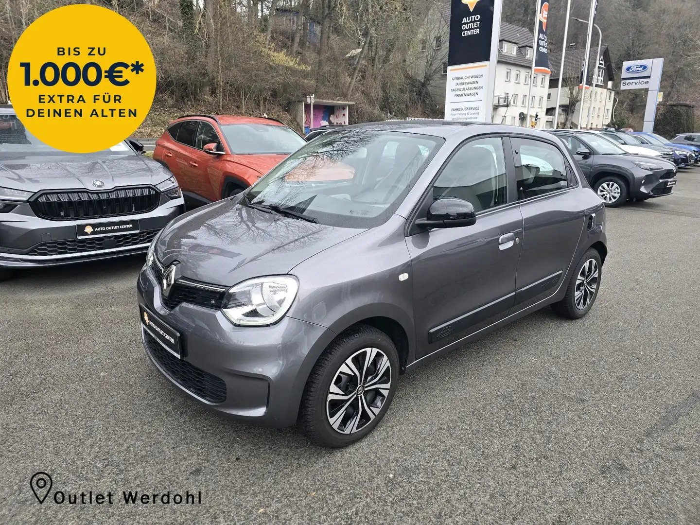 Renault Twingo 1.0 SCe 65 ZEN*KLIMA*PDC*SITZHEIZUNG* Grau - 1