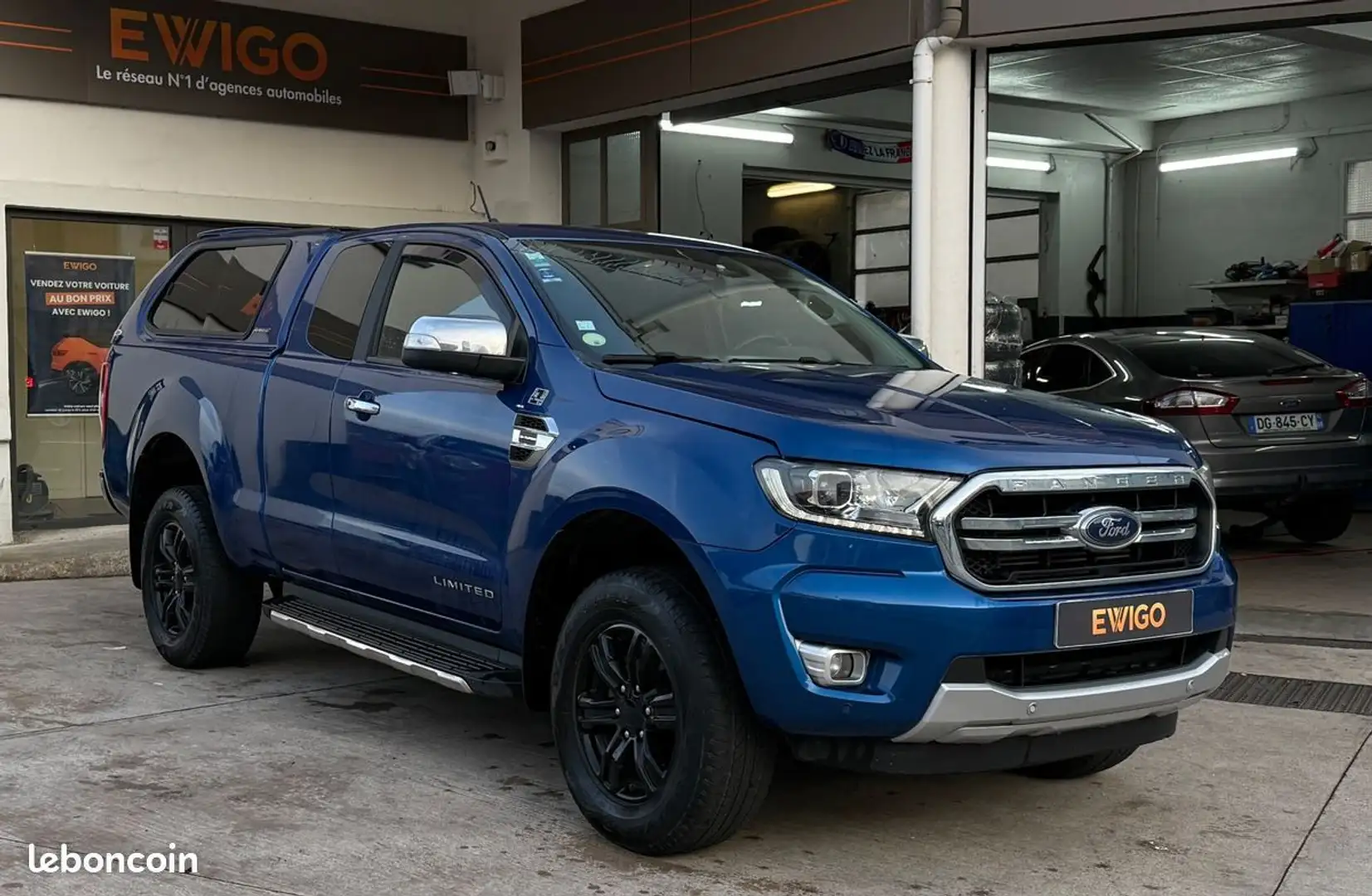 Ford Ranger iii (3) super cabine 2.0 ecoblue 213 limited hard-top %2B attelage pack hiver Albastru - 1