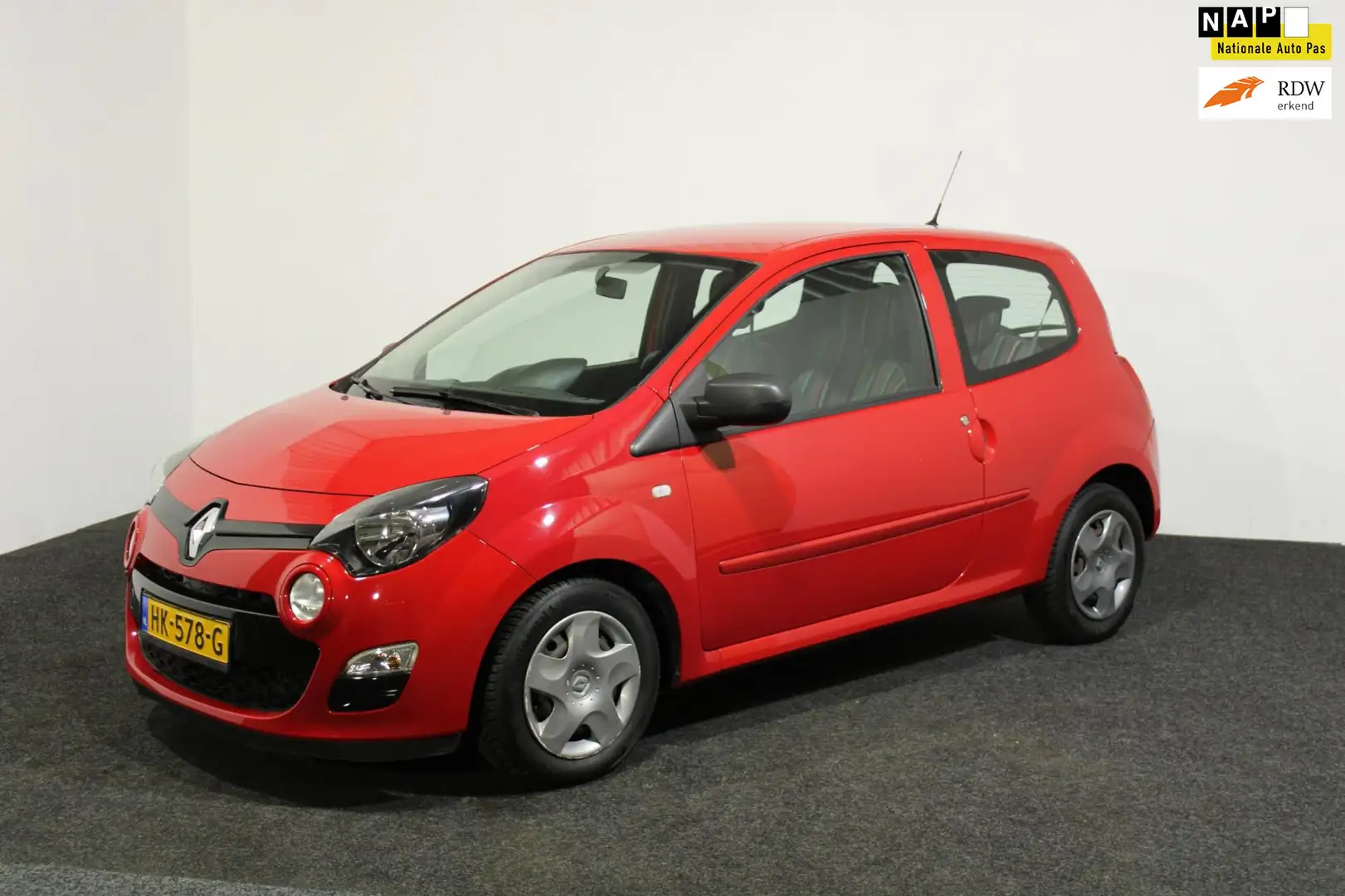 Renault Twingo 1.2 16V Authentique |Cruise|Nwe APK|km historie aa Rood - 1