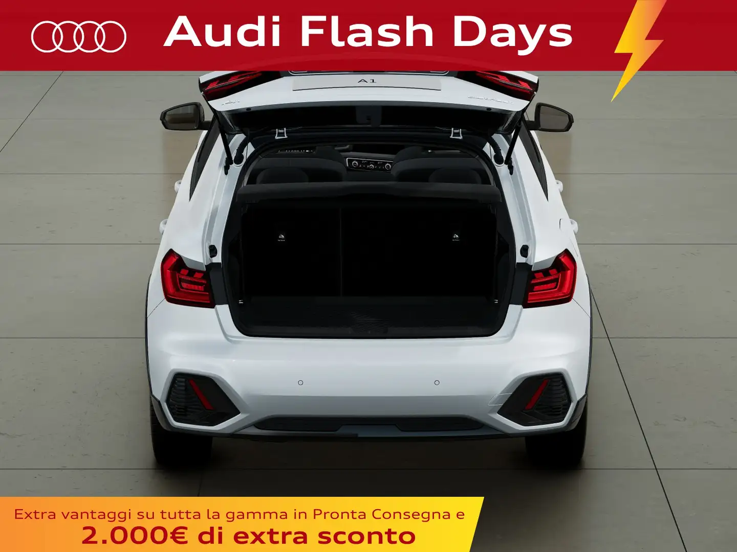 Audi A1 allstreet 30 1.0 tfsi identity contrast 116cv s tr Weiß - 2