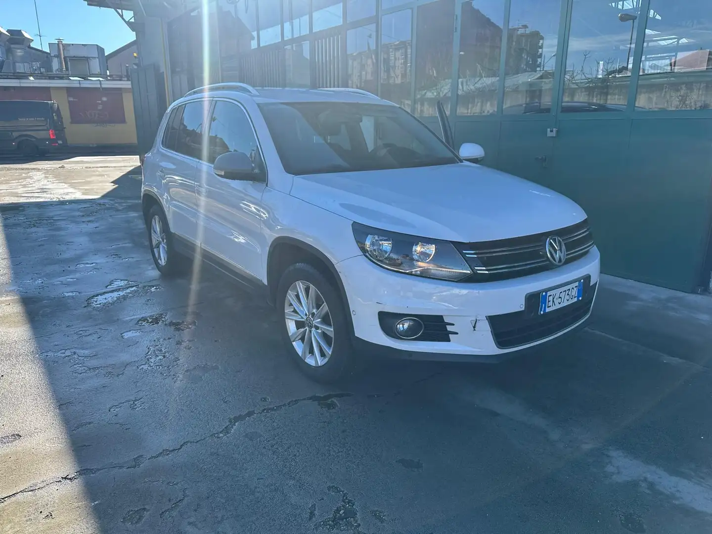 Volkswagen Tiguan Tiguan 2.0 tdi Sport 4 motion interno pelle Blanc - 2