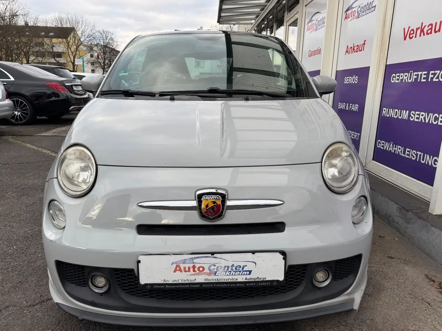 Abarth 500 *Tüv Neu*Klima*Pano/Schiebedach*MFL* Grau - 2