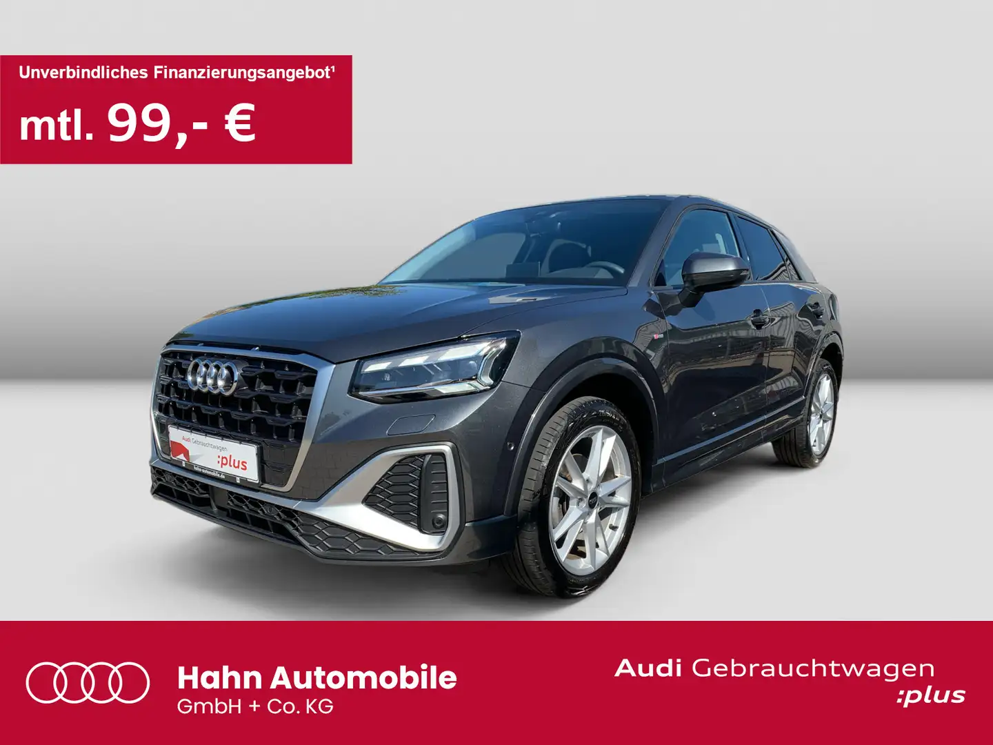 Audi Q2 30 TFSI S line Matrix Navi Standhzg GRA AHK Grau - 1