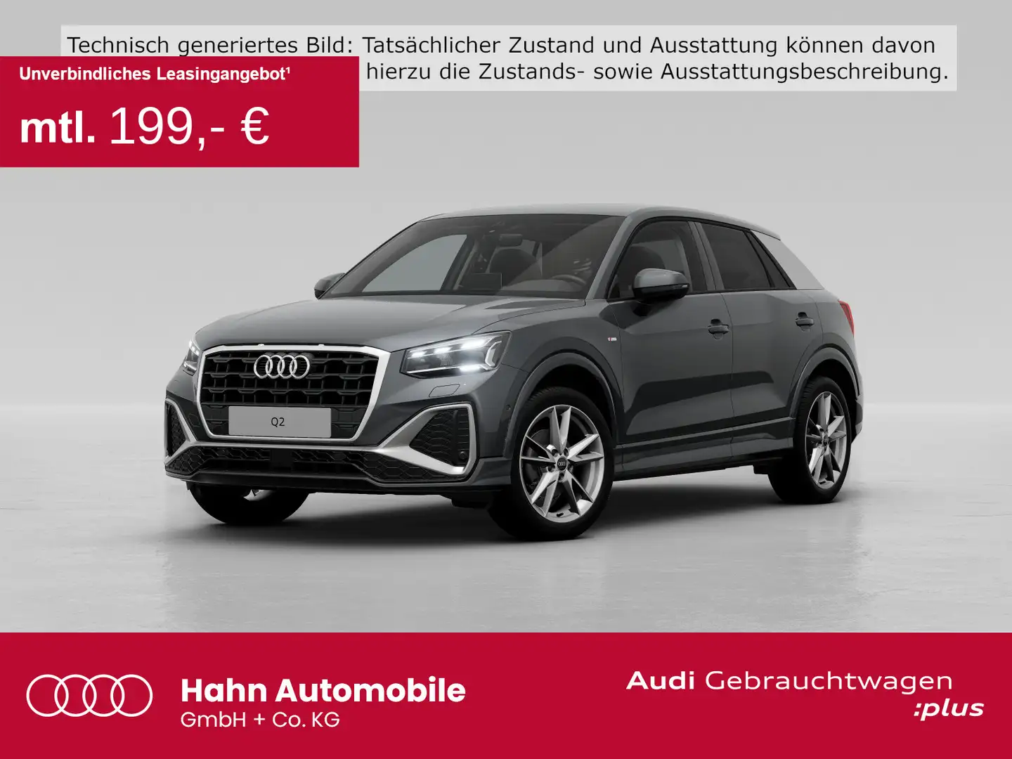 Audi Q2 30 1.0 TFSI S line Matrix Navi Standhzg GRA Grau - 1