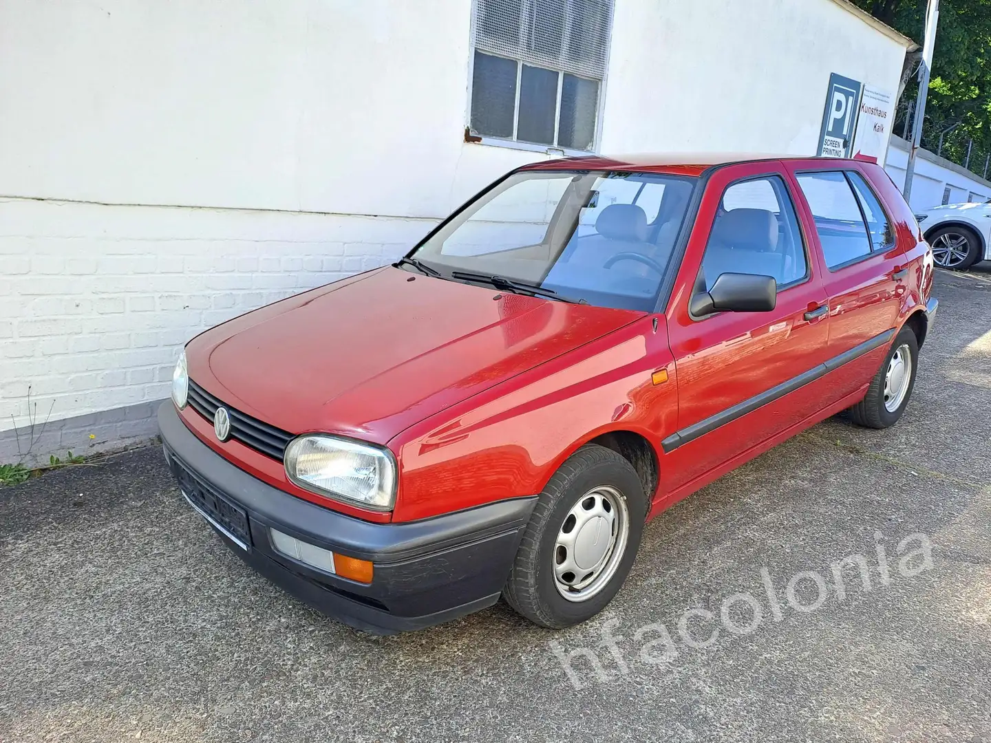Volkswagen Golf 1.8 CL Automatik orig. 133854 Kilometer Rot - 1