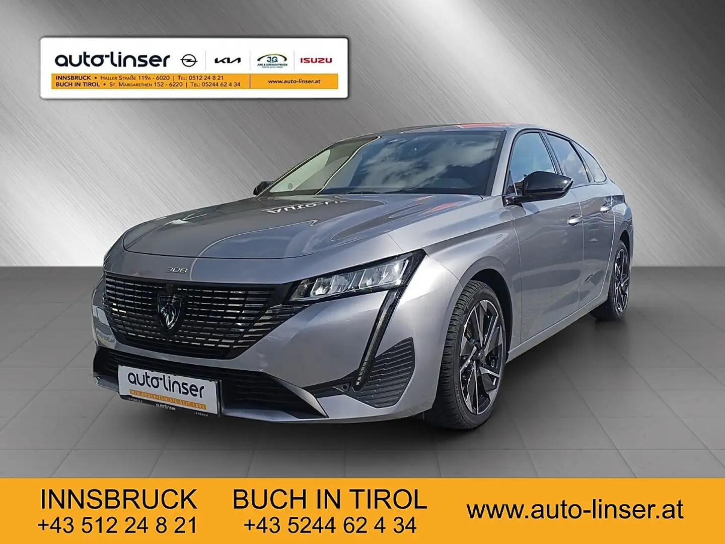 Peugeot 308 SW Hybrid 145 e-DSC6 Allure Grau - 1