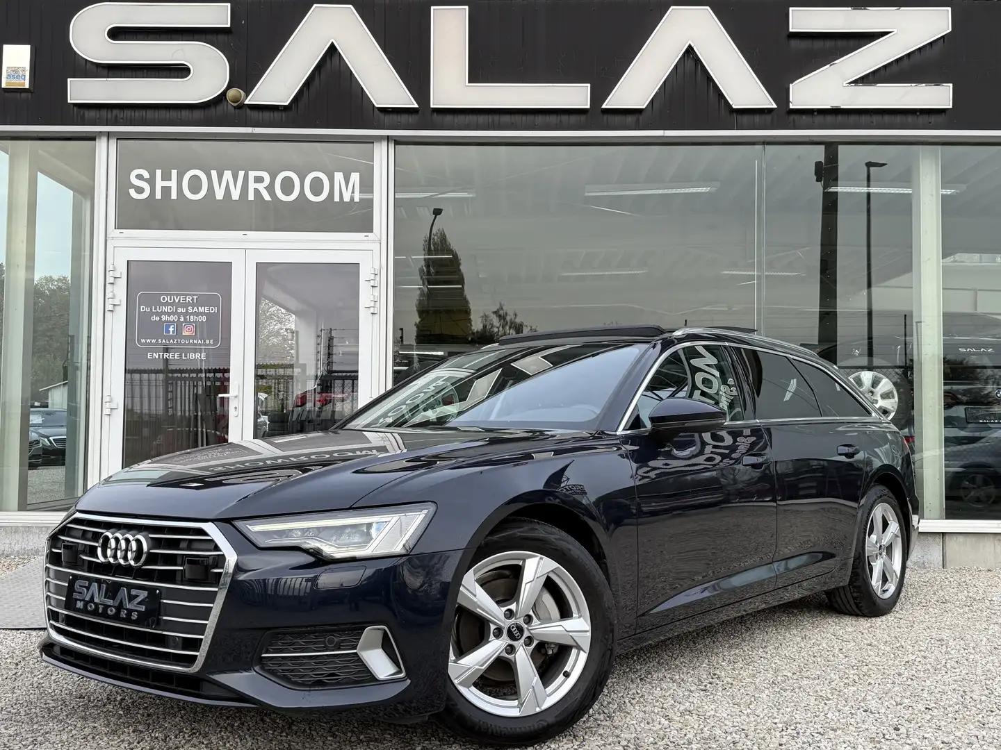 Audi A6 A6 35 TDI S tronic-TVA21%_CARPLAY_CAMERA_CUIR_ Bleu - 1