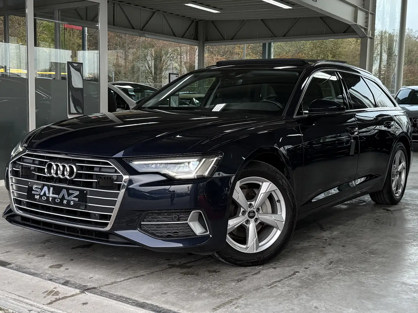 Audi A6 A6 35 TDI S tronic-TVA21%_CARPLAY_CAMERA_CUIR_ Bleu - 2