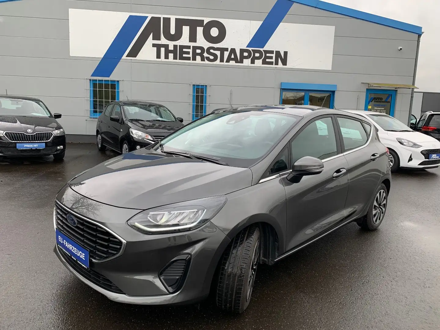 Ford Fiesta 125PS Titanium LED/ App Connect/ Winterp. Gris - 1