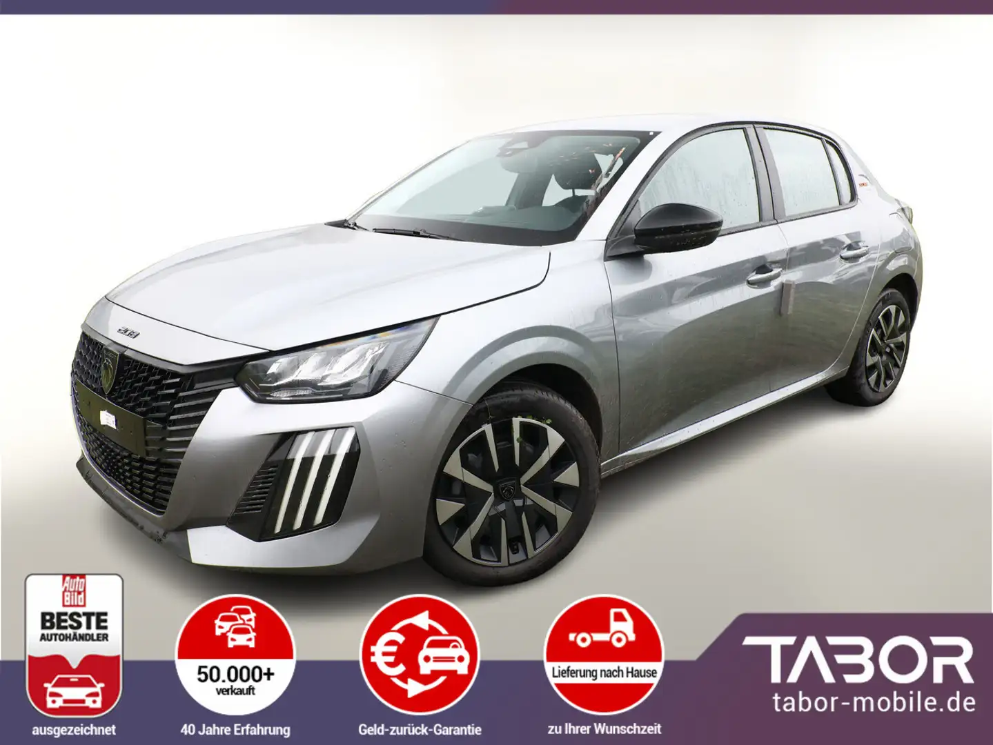 Peugeot 208 100 Style LED PDC Temp UVP-34%* Argent - 2