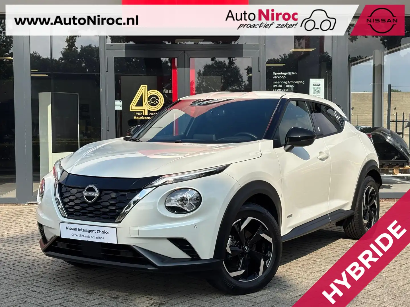 Nissan Juke Hybrid 143 N-Connecta | AUTOMAAT | APPLE CARPLAY/A Wit - 1