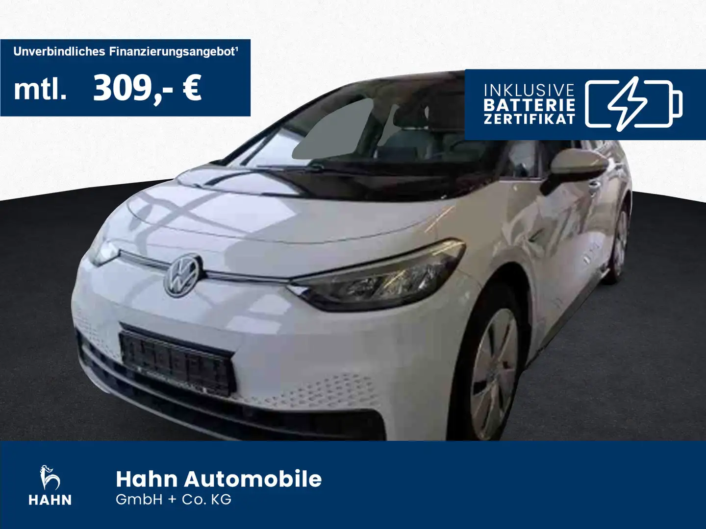 Volkswagen ID.3 Pro Wärmepumpe LED Navi APP-Connect PDC DAB Weiß - 1