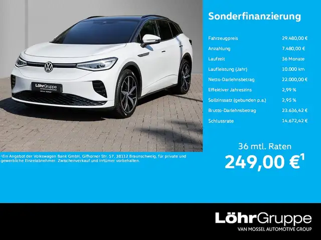 2022 Volkswagen Id.4 in White for sale