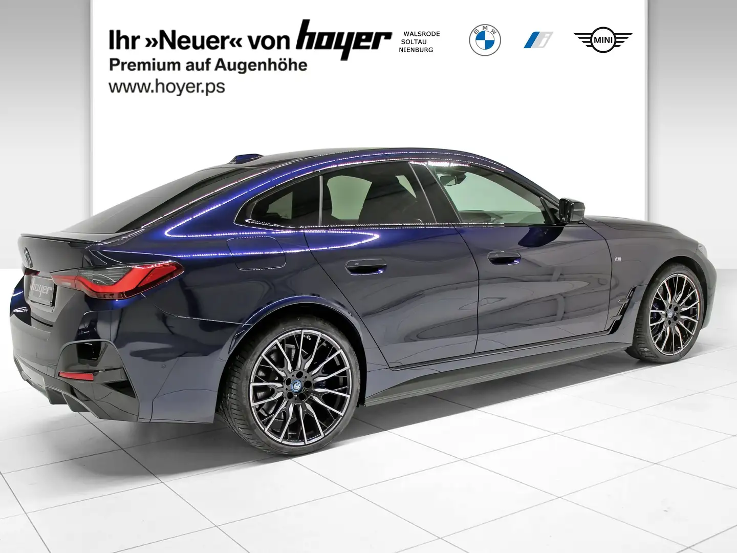 BMW i4 M50 Gran Coupé HK HiFi DAB GSD RFK Klimaaut. Bleu - 2