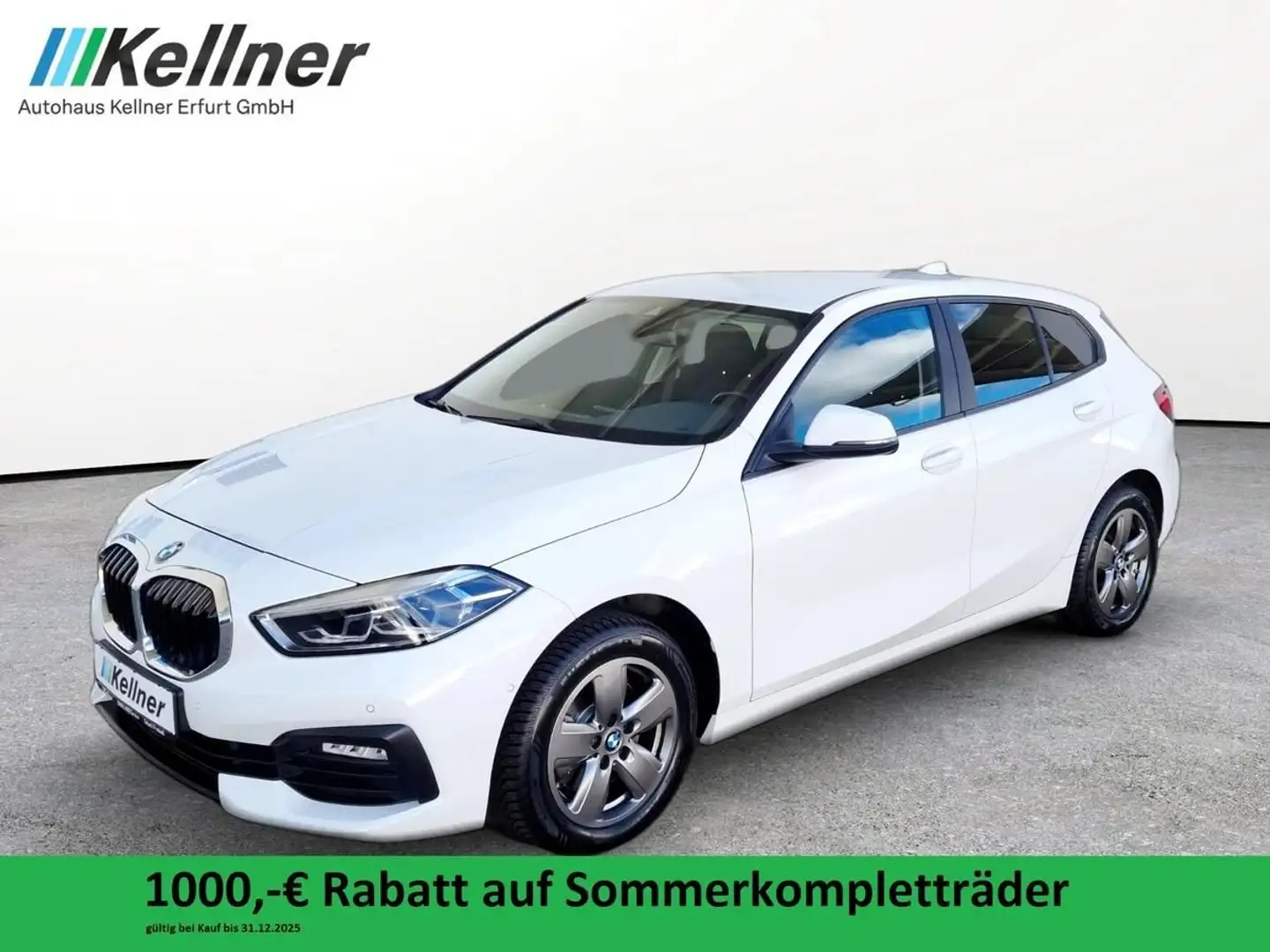 BMW 118 i Aut. Navi+LED+ACC+DAB+R-Kamera+WLAN Weiß - 1