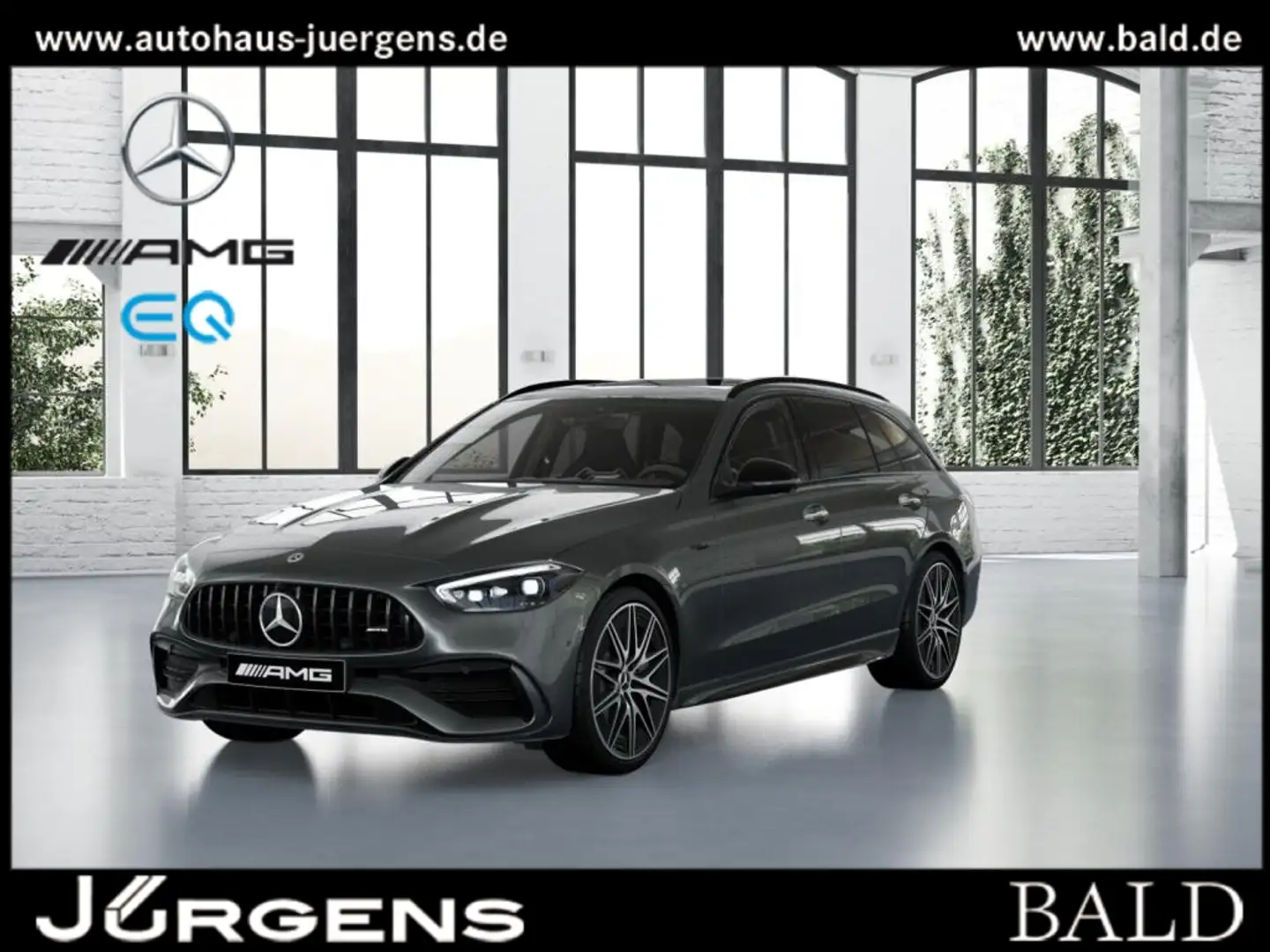 Mercedes-Benz C 43 AMG 4M T Perf. Sitz/Pano/StdHzg/Sitzklima Grau - 1