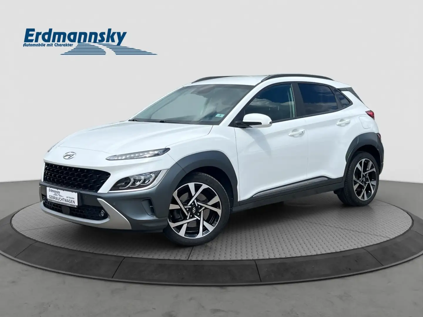 Hyundai KONA Prime 4WD DCT/Navi/LED/Kam/ACC/Krell/18Zoll Klima Weiß - 1