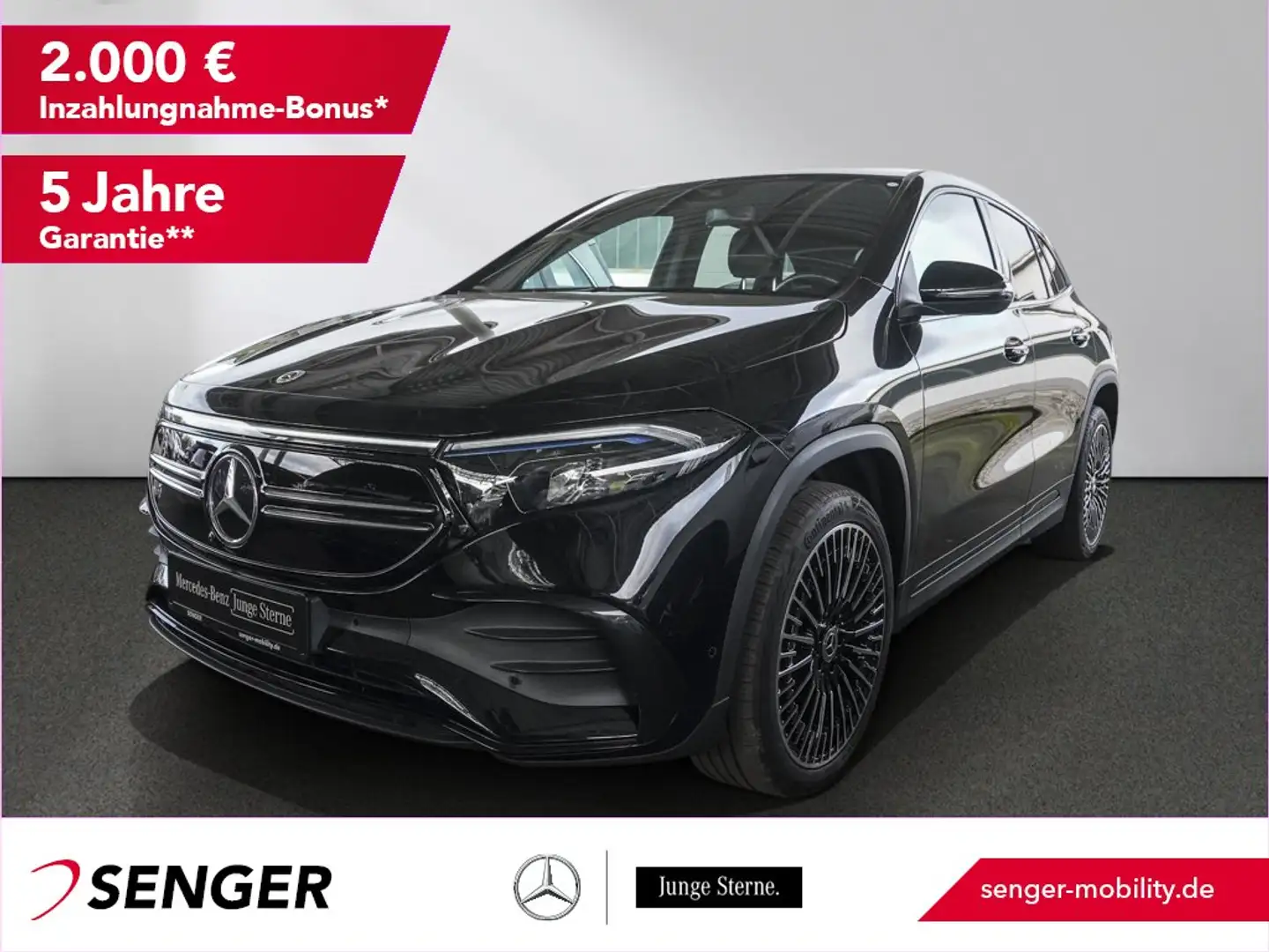Mercedes-Benz EQA 250 + AMG-Line Totwinkel Kamera Ambiente 20" Zwart - 1