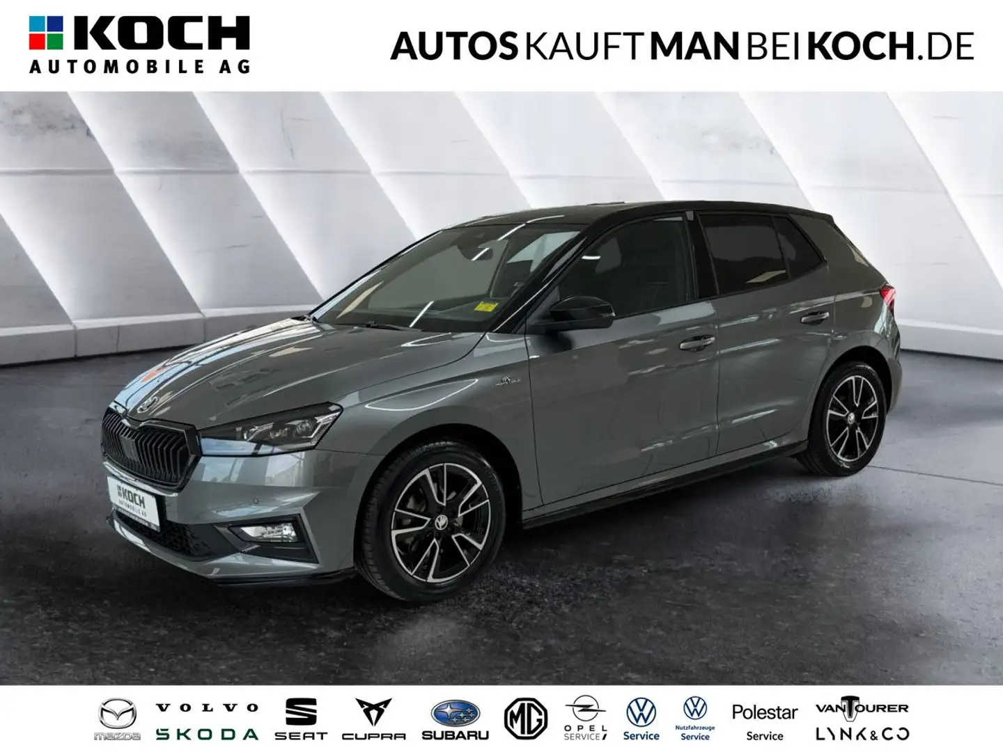Skoda Fabia 1.5 TSI DSG Monte Carlo LED LHZ SHZ KAM PANO Gris - 1