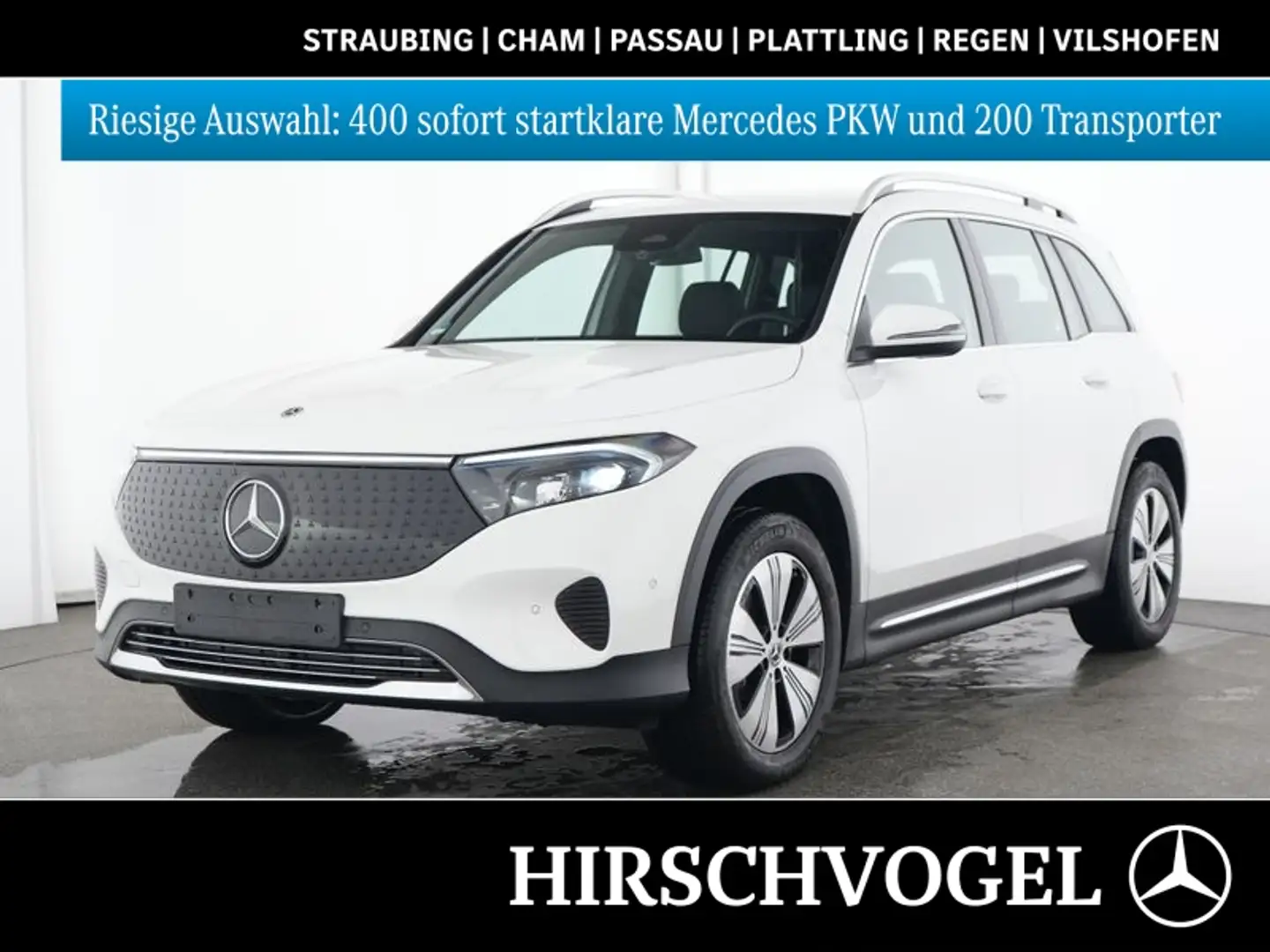Mercedes-Benz EQB 350 4M Progressive+MBUX+Navi-Pr.+LED+Kam+PDC Weiß - 1