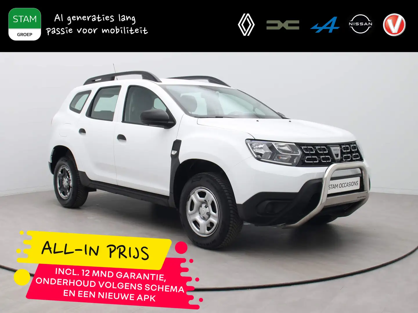 Dacia Duster TCe 100pk Essential ALL-IN PRIJS! Airco | Bluetoot Weiß - 1