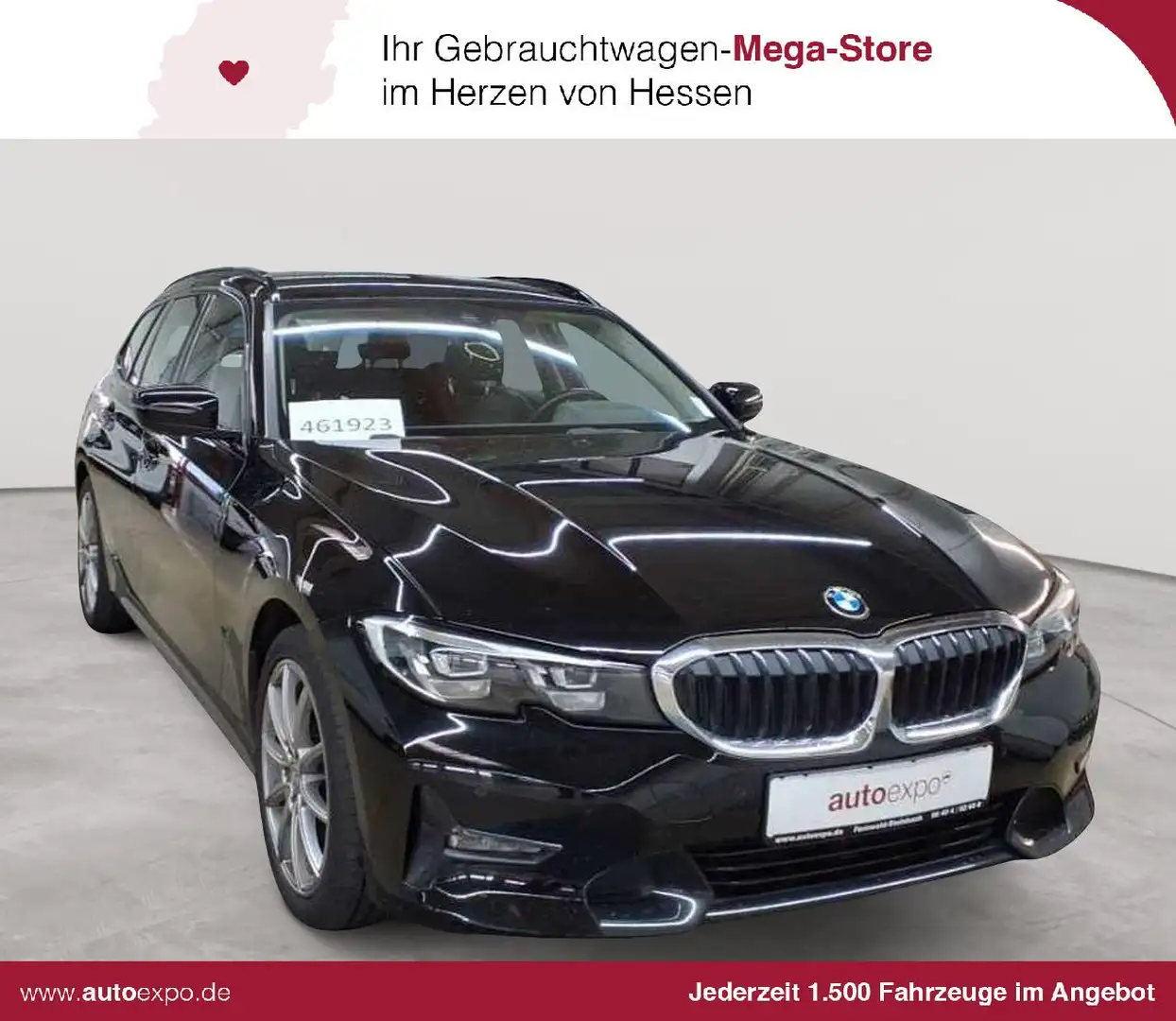BMW 318 318d Touring Sport Line Navi AHK Sthzg Negro - 1