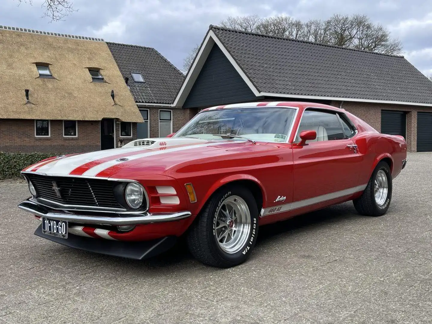 Ford Mustang Mach 1 1970 Rojo - 2