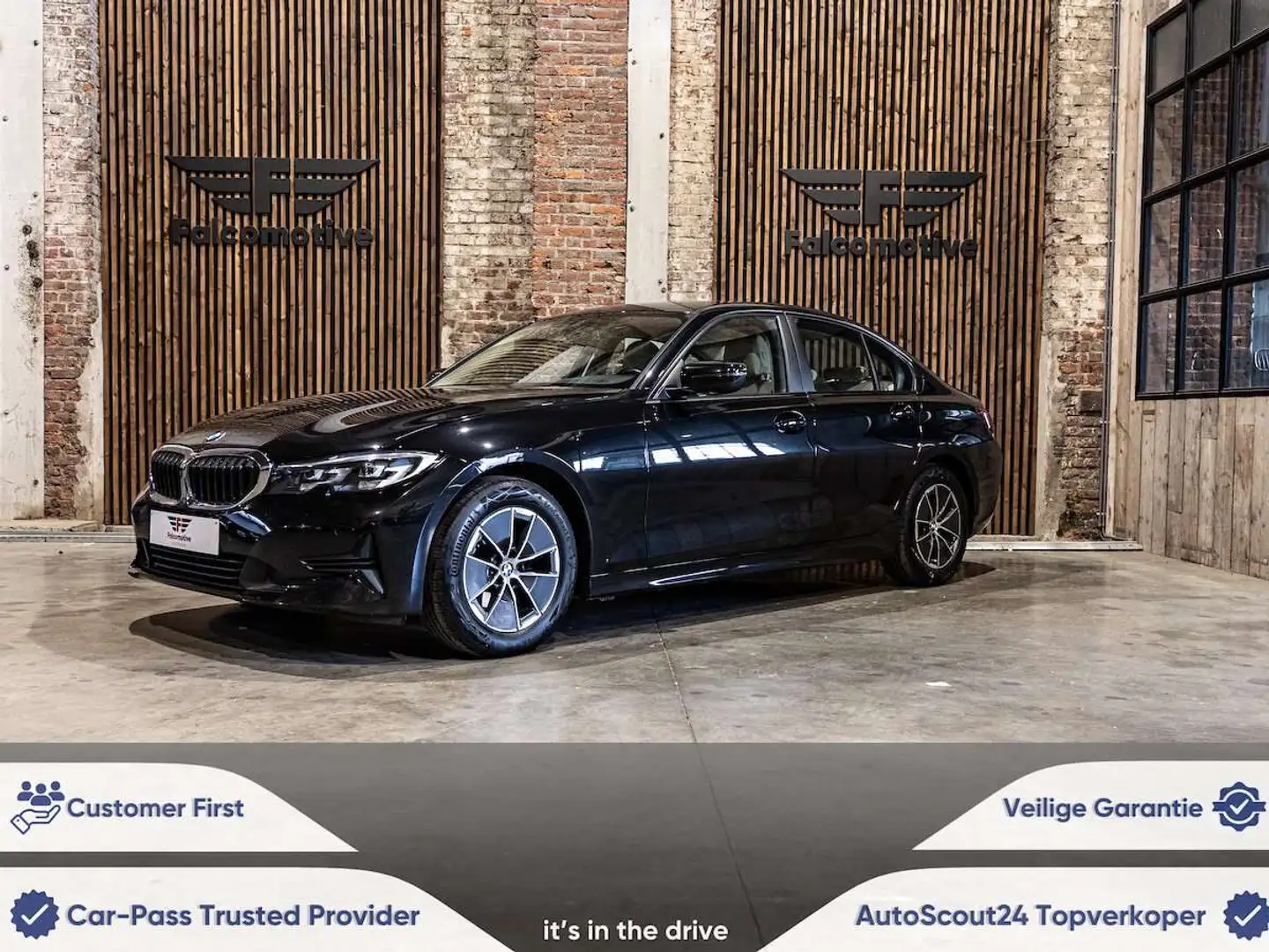 BMW 316 d*NAVI*LED*CARPLAY*LEDER*PDC* Negro - 1