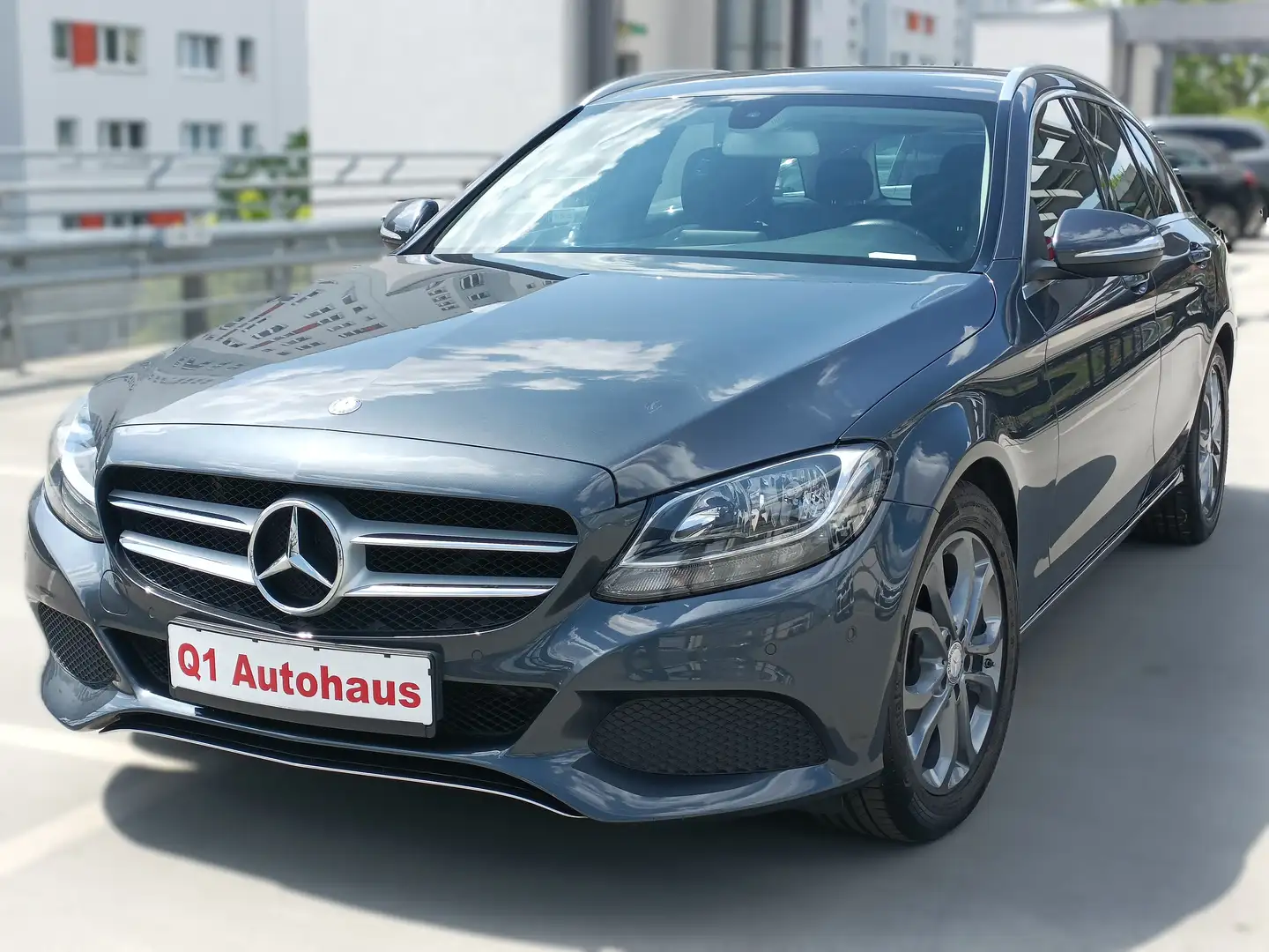 Mercedes-Benz C 180 T AVANTGARDE NAVI/SH/PARKASSIST+/EL.HECKKLAPPE/TEM Grau - 1