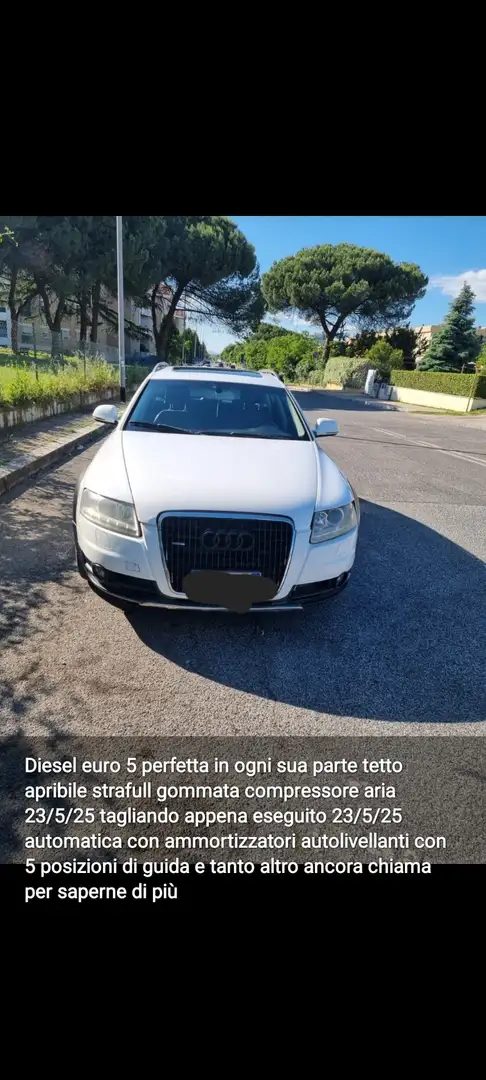 Audi A6 allroad 3.0 V6 tdi tiptronic White - 1
