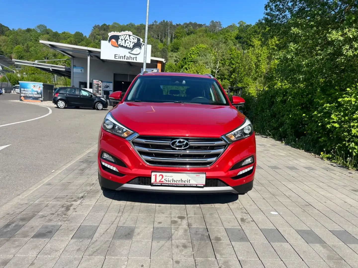 Hyundai TUCSON blue Style 2WD**GEPFLEGT**TÜV-NEU** Rojo - 2