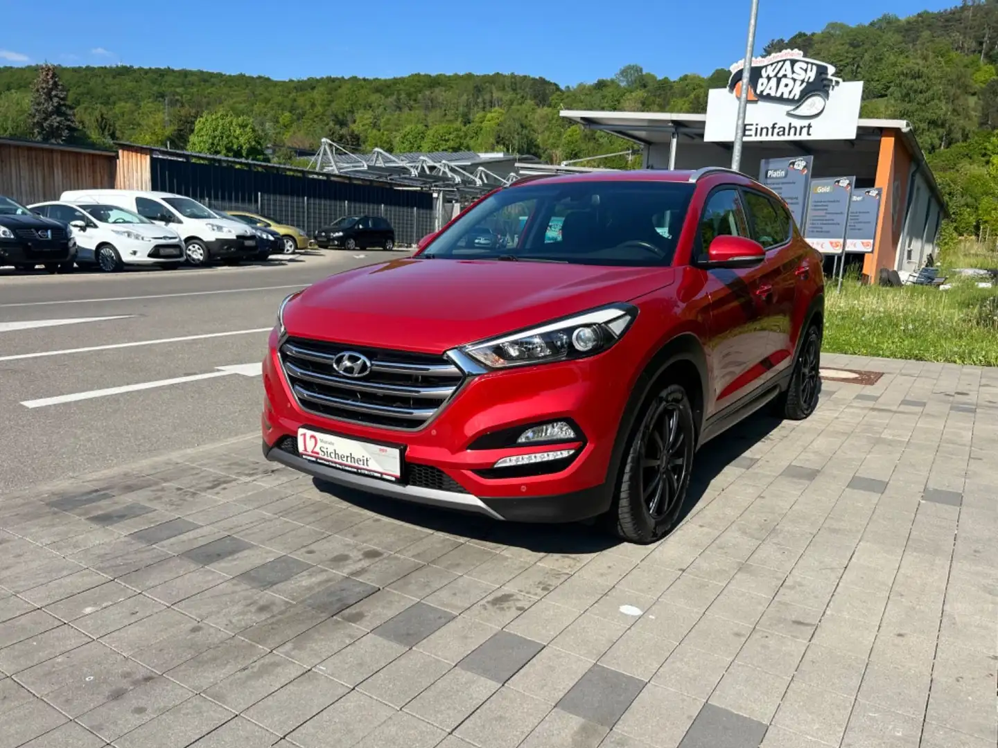 Hyundai TUCSON blue Style 2WD**GEPFLEGT**TÜV-NEU** Rojo - 1