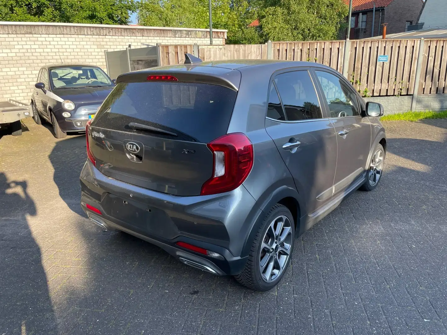 Kia Picanto 1.0 T-GDi X-Line 5p 100pk vol opties stoel stuur v Grijs - 2