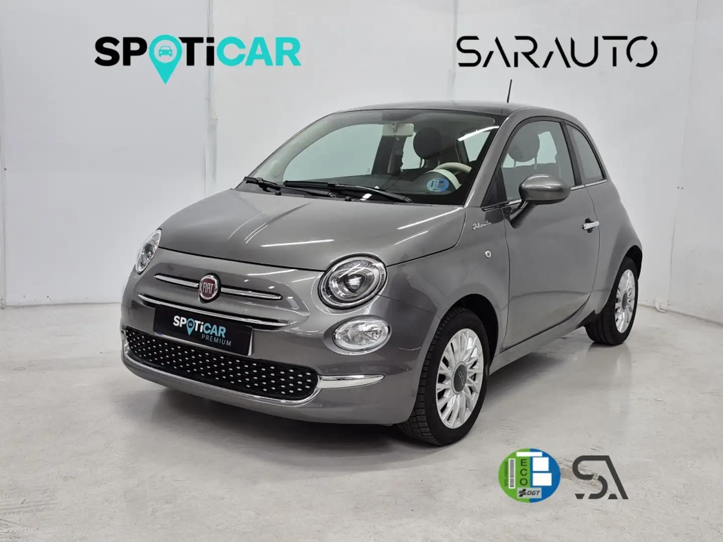 Fiat 500C 1.0 Hybrid Dolcevita 52kW Šedá - 1