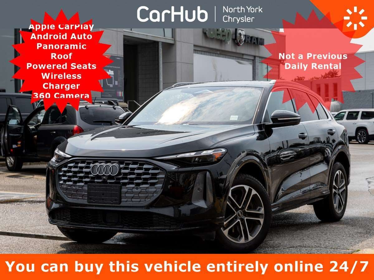 2025 Audi Q5 Panoramic Roof Apple CarPlay Android Auto Powered