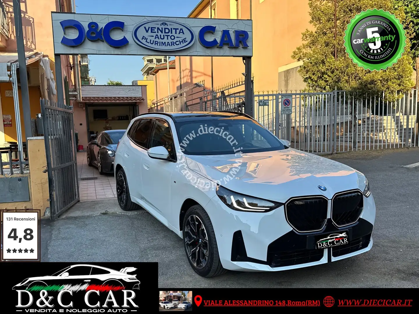 BMW X3 X3 xdrive20d MSport Pro auto PANORAMA HARMAN M Bianco - 1