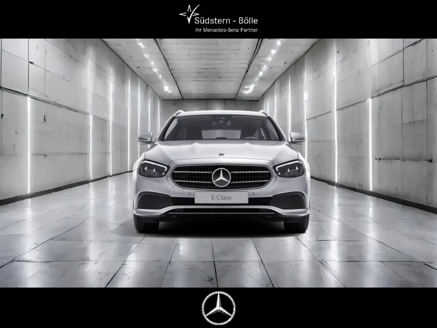 Mercedes-Benz E 220 d T +AVANTGARDE+SHZ+NAVI+AMBIENTE+AHK+MBUX Argent - 2