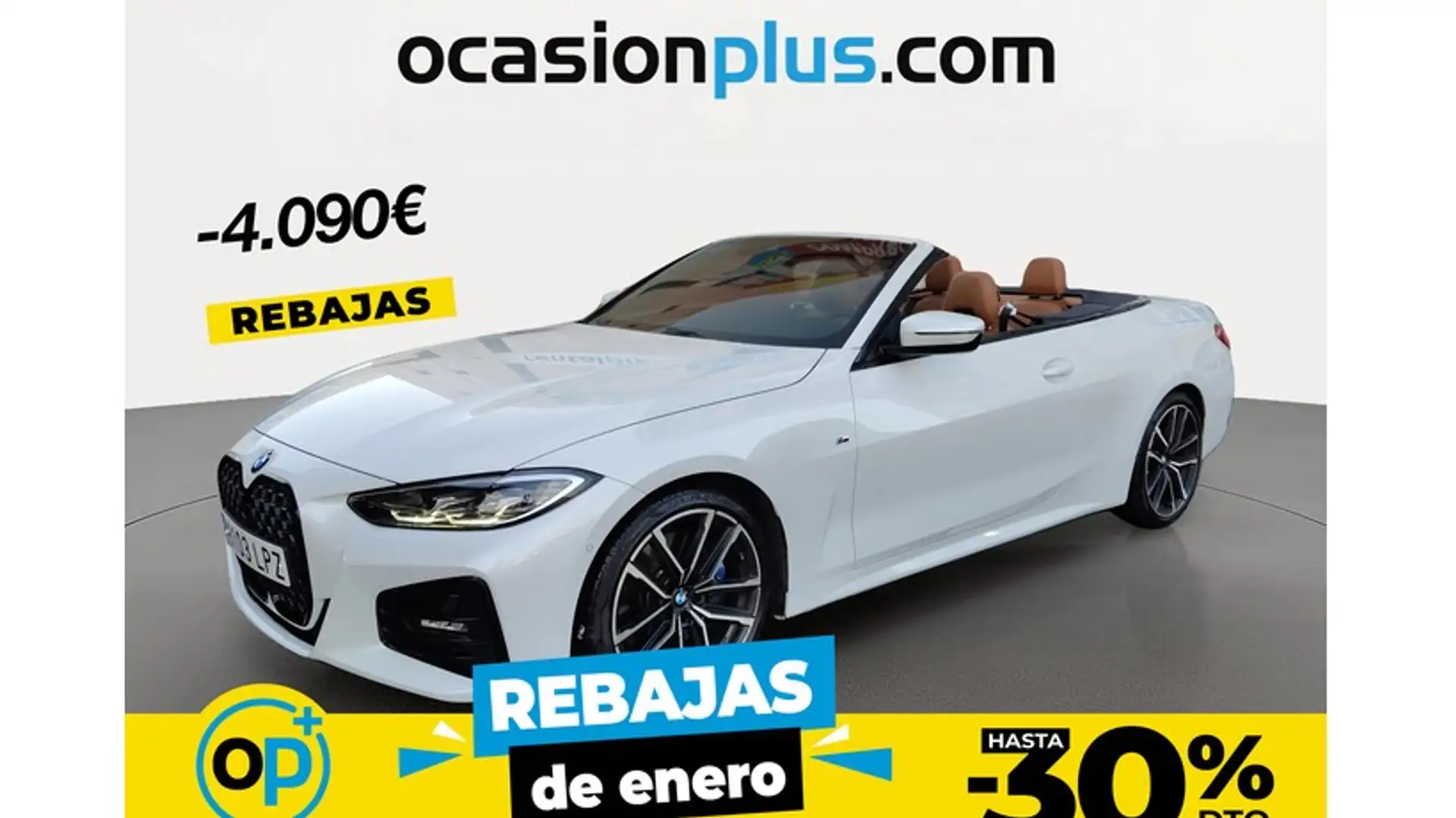 BMW 430 430iA Cabrio Blanc - 1