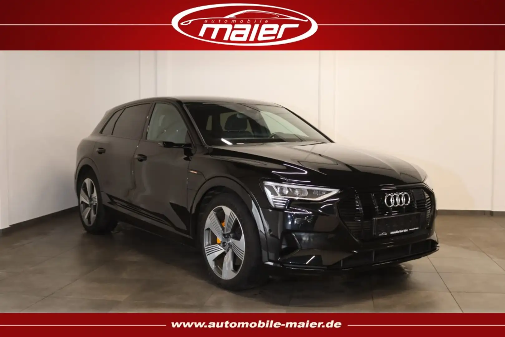 Audi e-tron 55 quattro S line-HUD-B&O-MATRIX-ACC-TV- Schwarz - 1