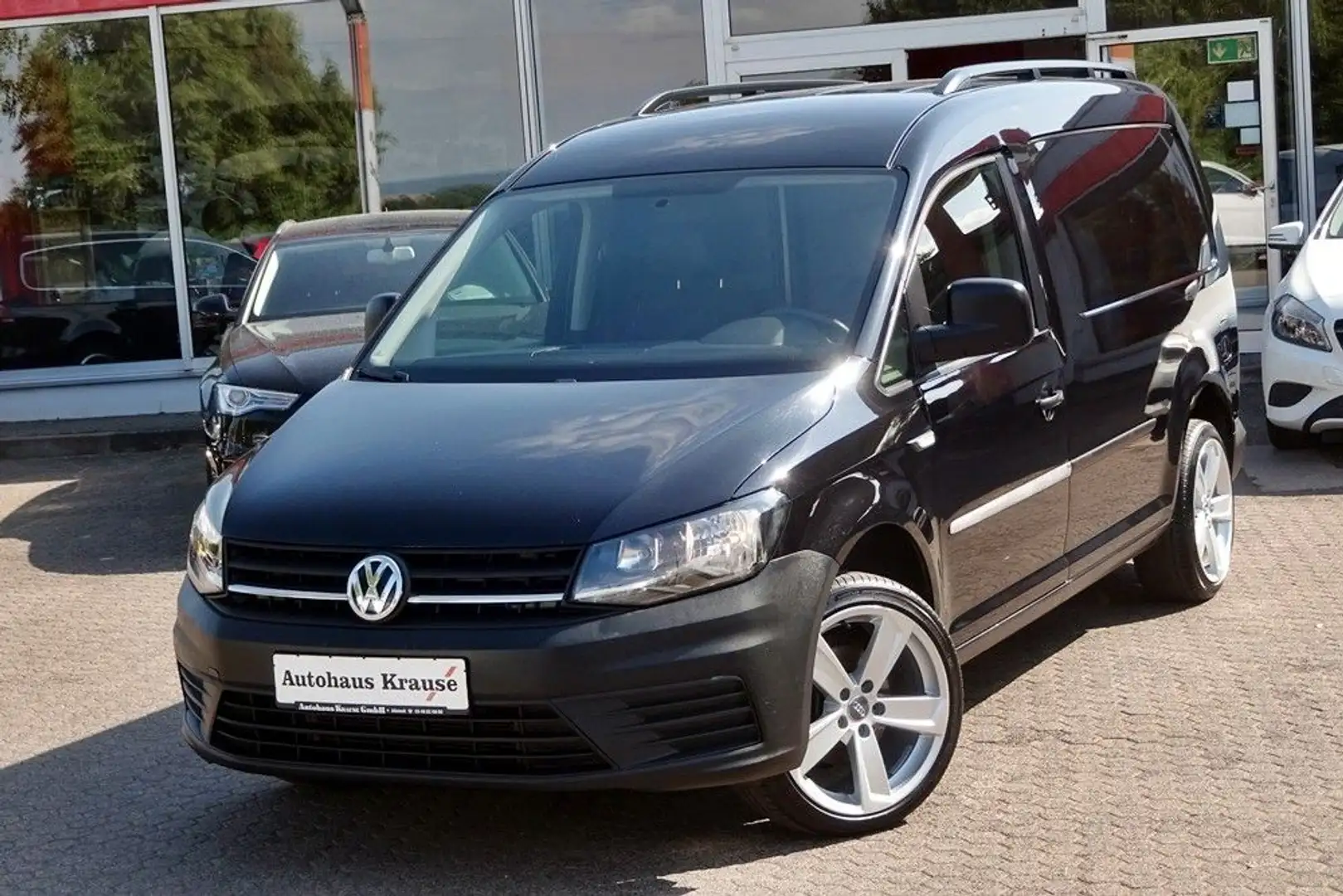 Volkswagen Caddy Maxi 2.0TDI Kasten-18"LMR/APP/KLIMA/RFK Schwarz - 2