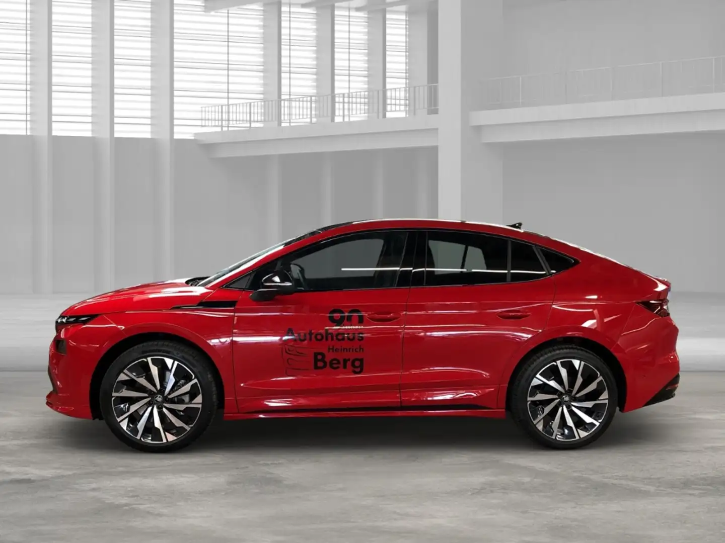 Skoda Enyaq Coupe 85 Sportline 77 kWh AD AHK Navi Digitales Co Rouge - 2