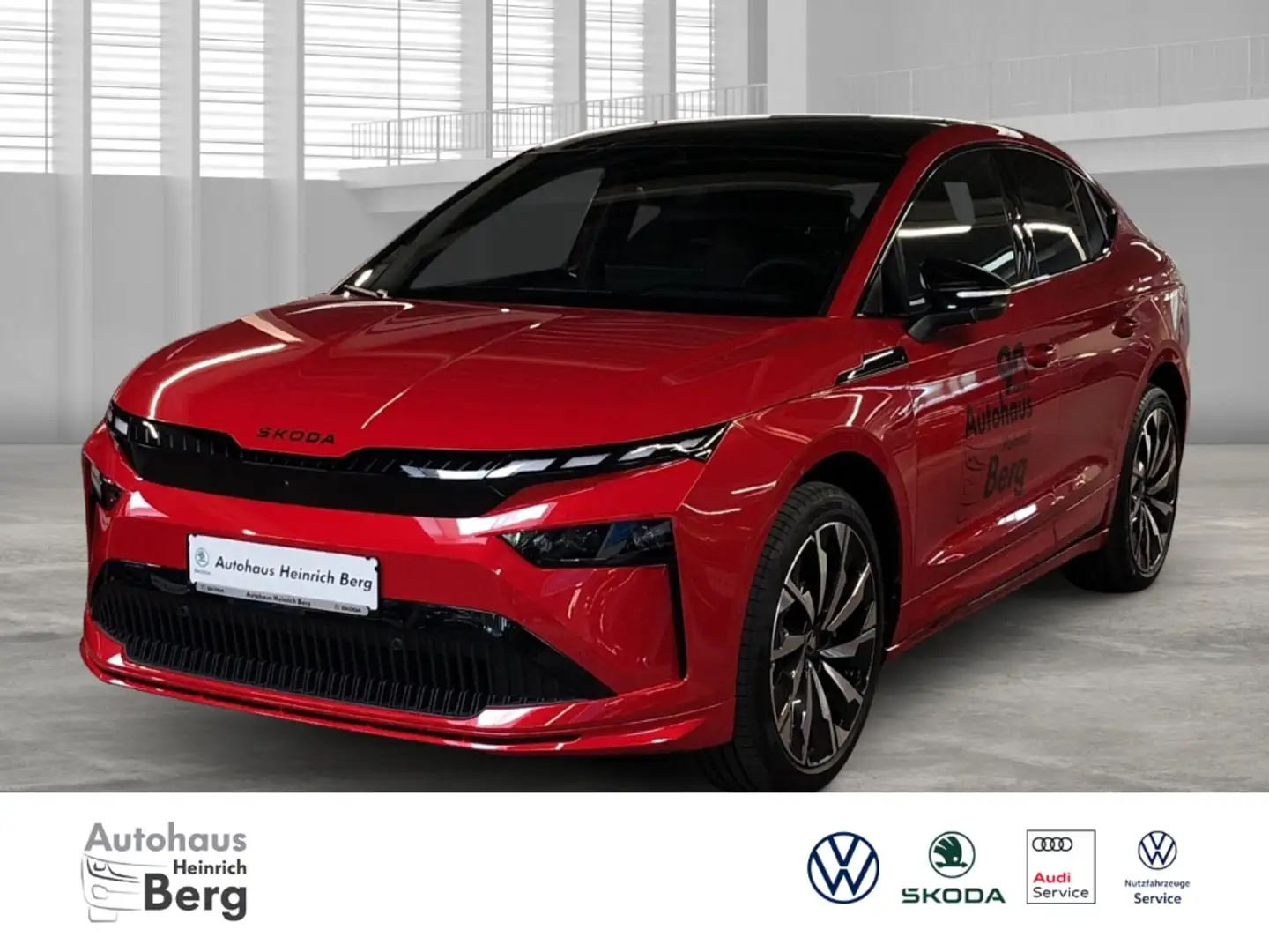 Skoda Enyaq Coupe 85 Sportline 77 kWh AD AHK Navi Digitales Co Rouge - 1