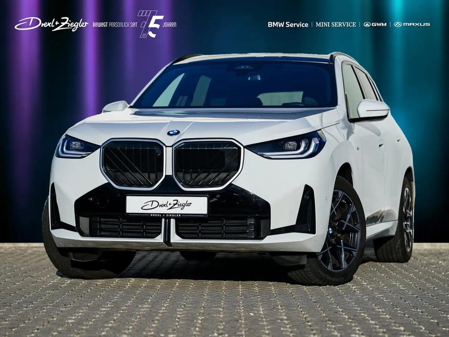BMW X3 20d xDrive M-Sport AHK PANO HuD ACC KoZg 360° Blanc - 1