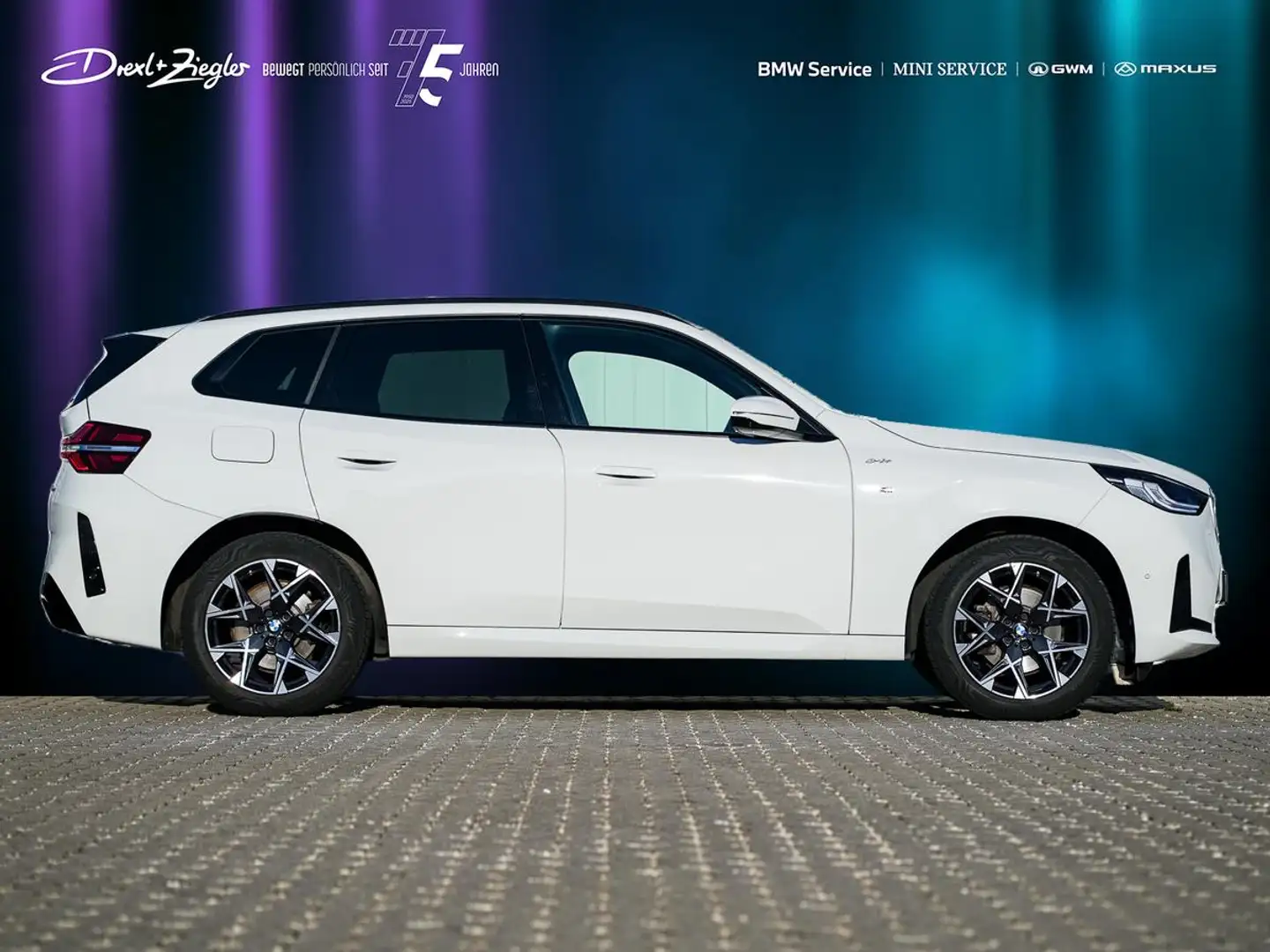 BMW X3 20d xDrive M-Sport AHK PANO HuD ACC KoZg 360° Blanc - 2