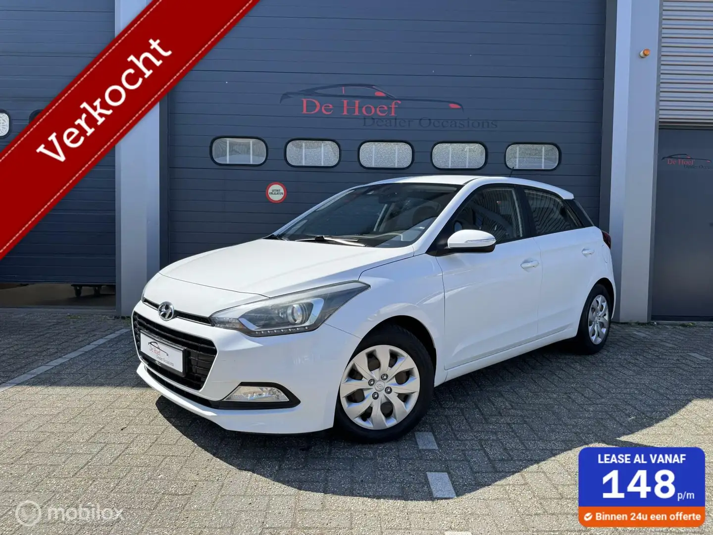 Hyundai i20 1.0 T-GDI Premium✓Airco ✓Cruise ✓Navi ✓Nw APK Blanco - 1