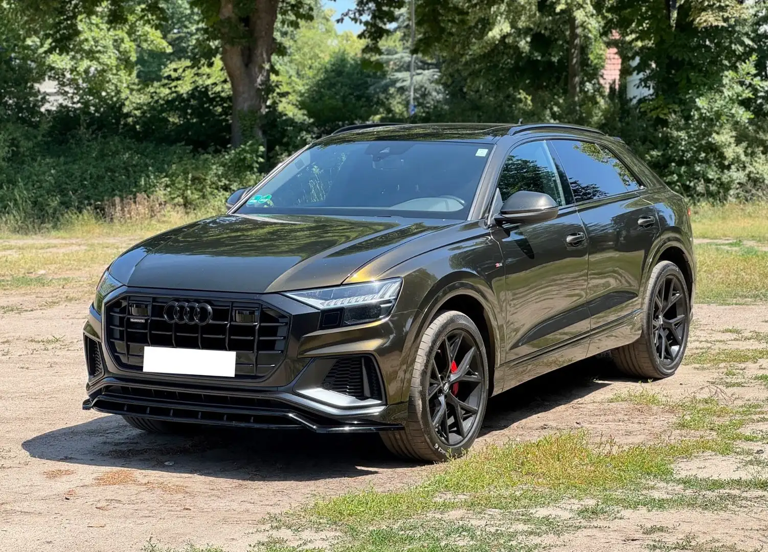 Audi Q8 50 TDI quattro S-Line Matrix Pano Leder Gold - 1