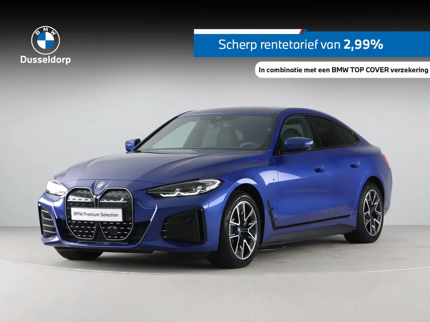 BMW i4 eDrive40 84 kWh Bleu - 1