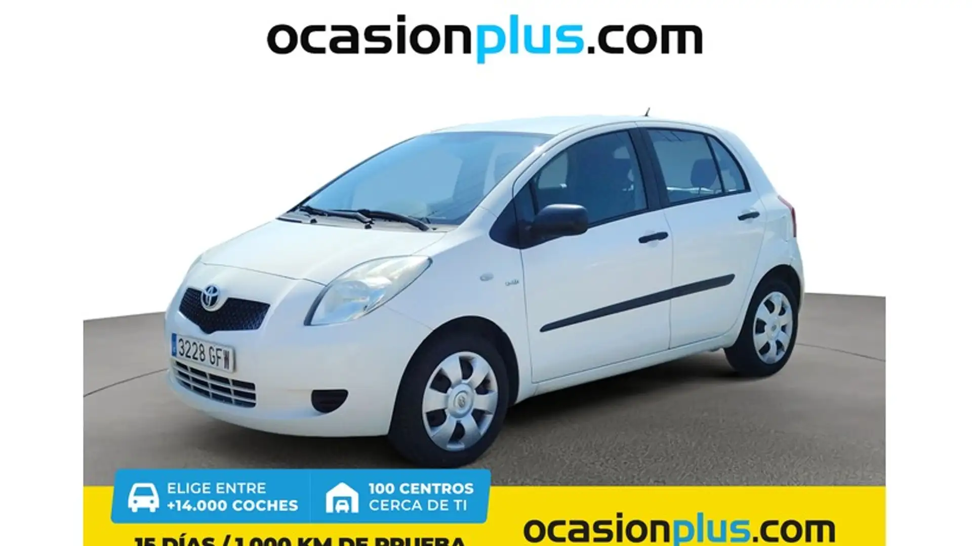 Toyota Yaris 1.4D-4D Blanc - 1