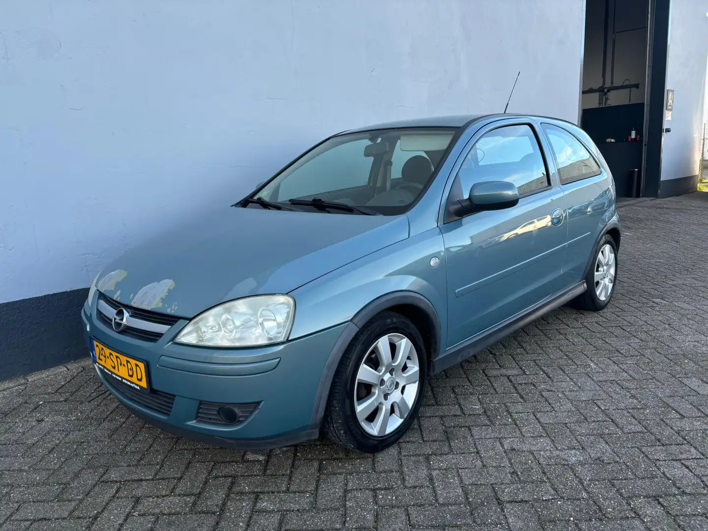 Opel Corsa 1.2-16V Silverline - Airco - Trekhaak - LMV Grün - 1
