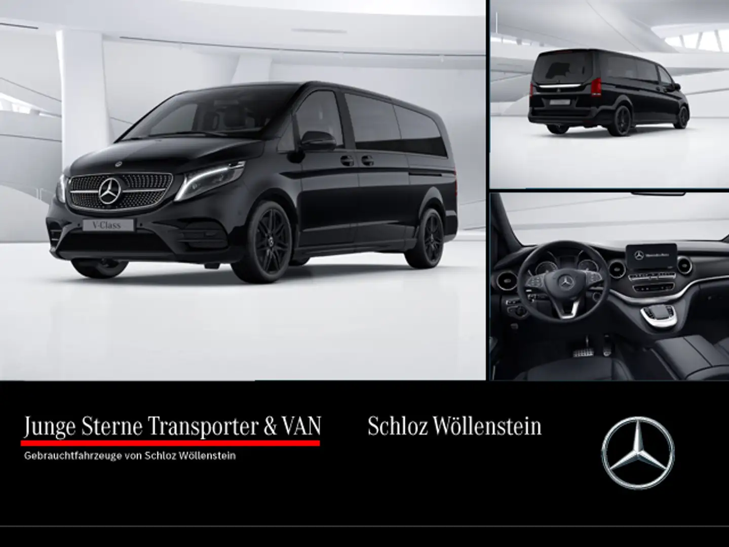 Mercedes-Benz V 300 AVANTGARDE AMG XL MBUX*LED*Sitzklima* Noir - 1